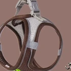 Brown mesh cat harness