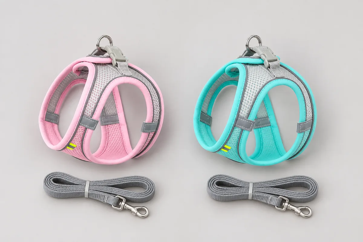 2-Pack — Two full harness + leash sets